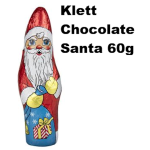 Christmas Klett Milk Chocolate Santa 60g